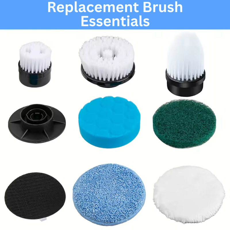 MopEZy® Cordless Scrub Brush (Replacement Brush Essentials)