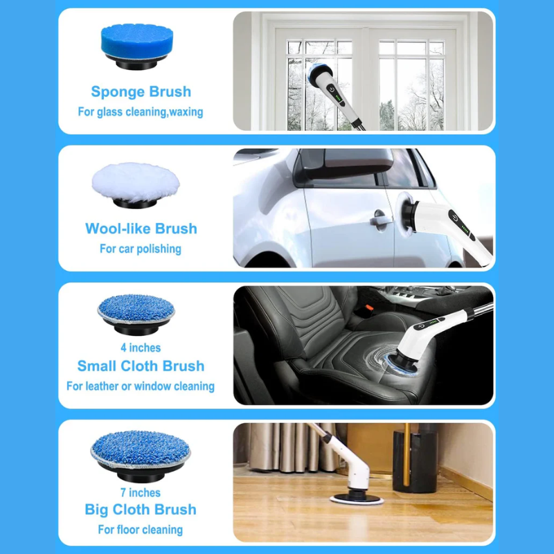 MopEZy® Cordless Scrub Brush (Replacement Brush Essentials)