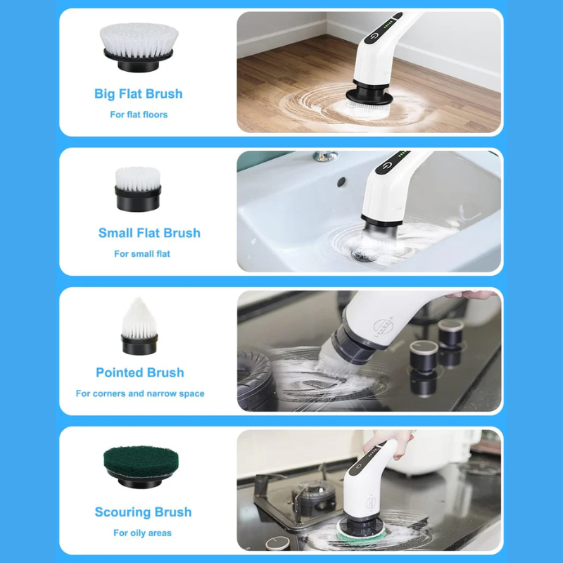 MopEZy® Cordless Scrub Brush (Replacement Brush Essentials)