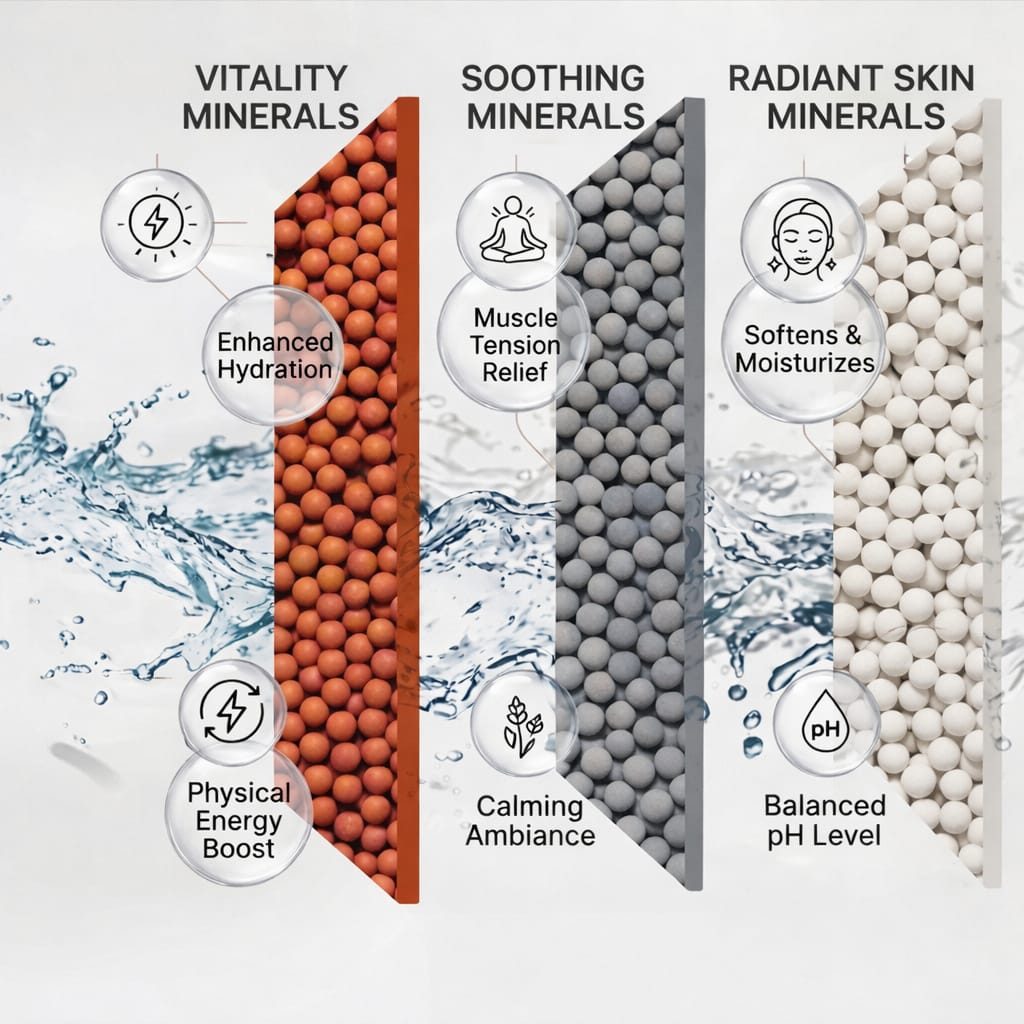 MopEZy® EcoFlow: High Pressure Shower Head with Mineral Water Softening Filter