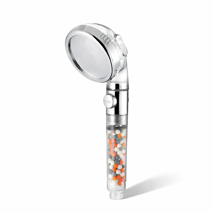 MopEZy® EcoFlow: High Pressure Shower Head with Mineral Water Softening Filter